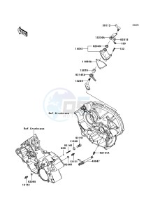 KVF650 4x4 KVF650D7F EU GB drawing Gear Change Mechanism