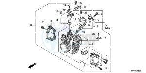 TRX420FPMC TRX420 ED drawing THROTTLE BODY