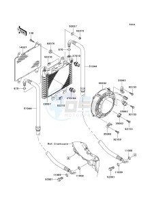 KVF 360 B [PRAIRIE 360] (B6F-B9F) B8F drawing OIL COOLER