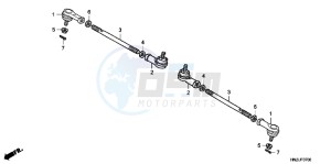 TRX500FAC drawing TIE ROD