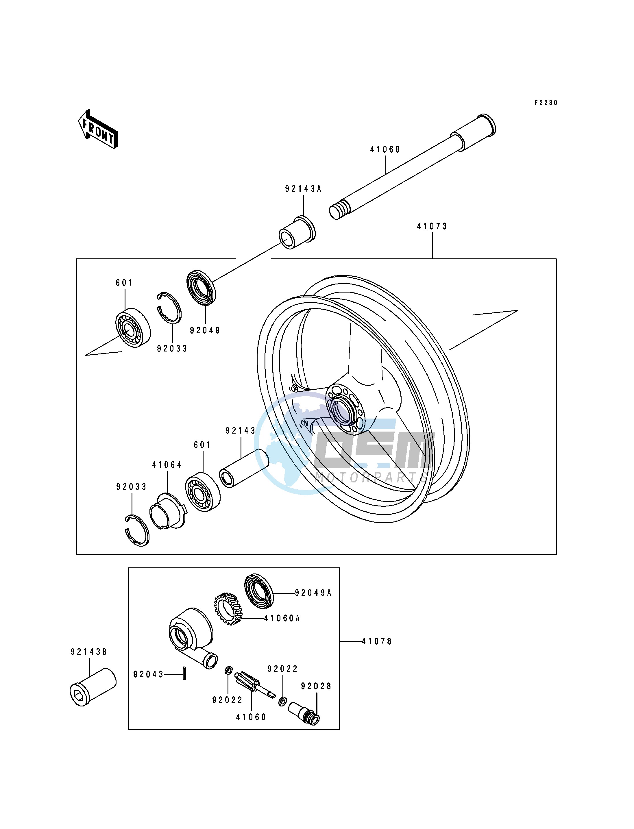 FRONT HUB