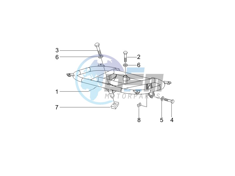 Rear luggage rack