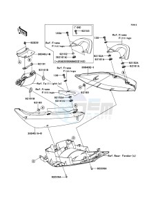 ER-6f ABS EX650B7F GB XX (EU ME A(FRICA) drawing Seat Cover