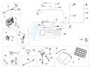 DORSODURO 900 E4 ABS (EMEA, LATAM) drawing Rear electrical system