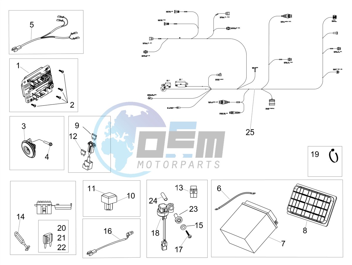 Rear electrical system