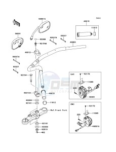 VN1700_VOYAGER_CUSTOM_ABS VN1700KEF GB XX (EU ME A(FRICA) drawing Handlebar