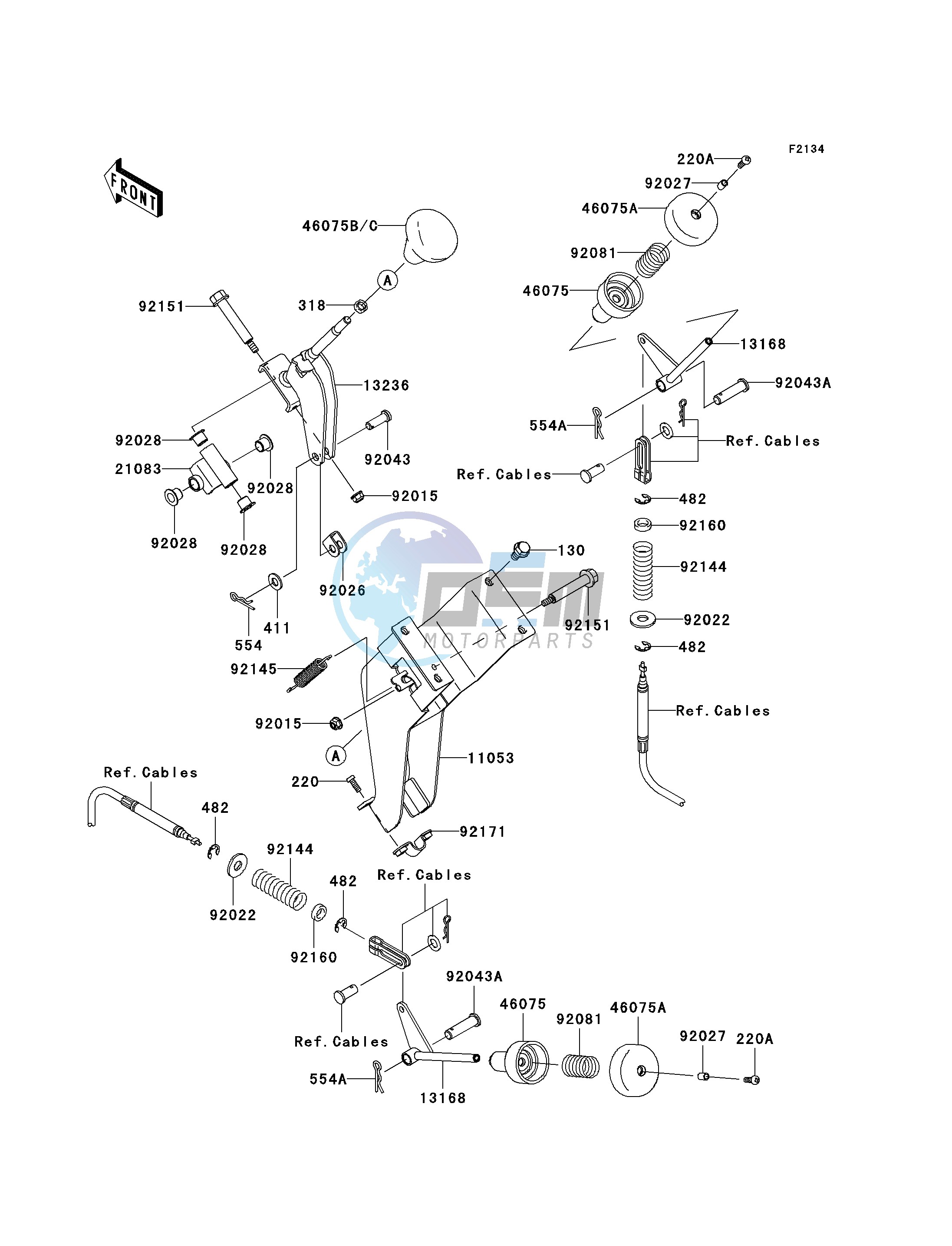 SHIFT LEVER-- S- -