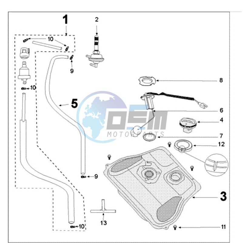 TANK AND FUEL PUMP