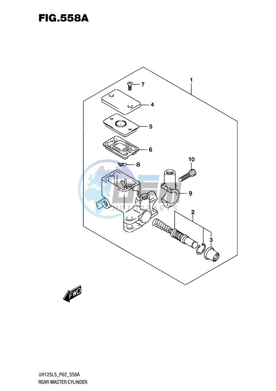 REAR MASTER CYLINDER