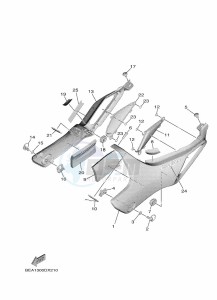 XSR900 MTM890-U (BMS1) drawing SIDE COVER