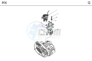 MX 50 drawing ENGINE TAV_G