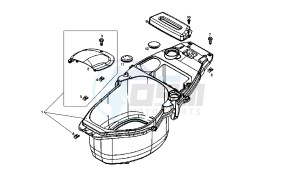 BOULEVARD - 50 CC 4T EU2 25 KM/H drawing CASE HELMET