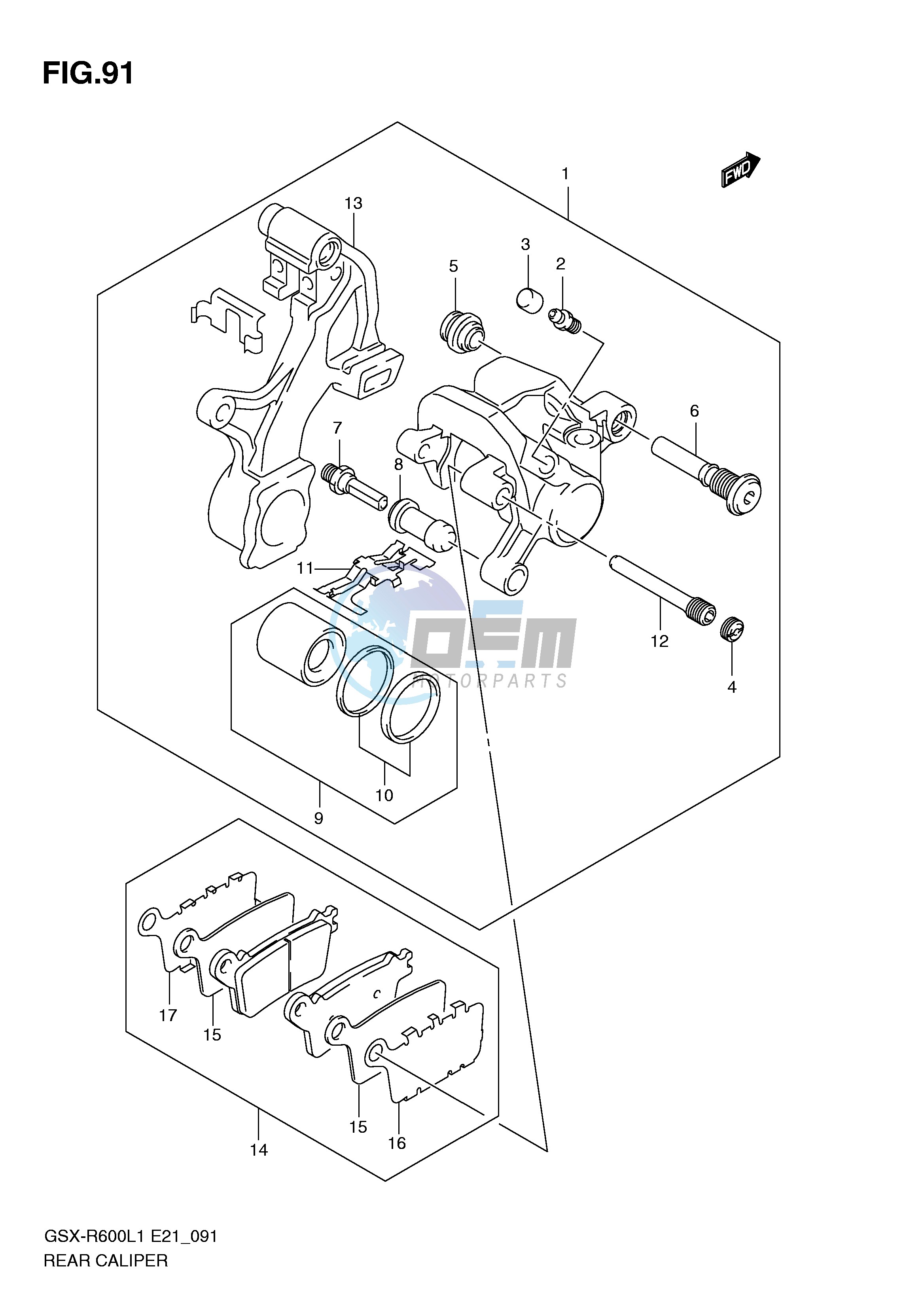 REAR CALIPER