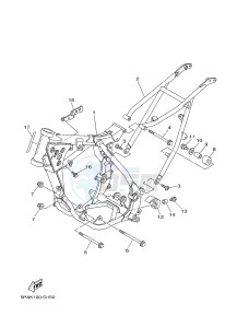 YZ85LW (1SNA 1SNC 1SPA 1SPC) drawing FRAME