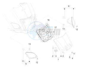 GTS 300 ie ABS Super (APAC) drawing Rear headlamps - Turn signal lamps