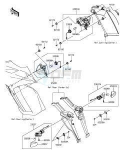 Z1000SX_ABS ZX1000MGF FR GB XX (EU ME A(FRICA) drawing Turn Signals