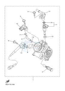 YZ450F (33DD 33DE 33DF 33DG) drawing INTAKE 2