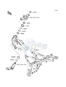 NINJA_250R EX250K9FA GB XX (EU ME A(FRICA) drawing Frame