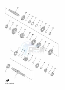 YZ250F (B7B6) drawing TRANSMISSION