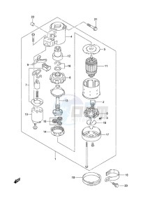 DF 140A drawing Starting Motor