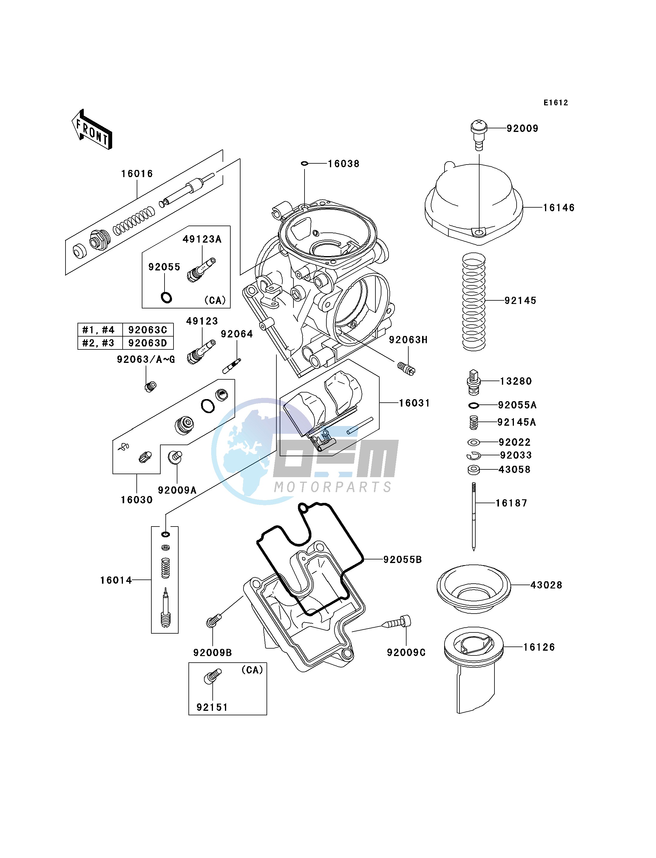 CARBURETOR PARTS