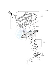 NINJA 300 EX300AEF XX (EU ME A(FRICA) drawing Cylinder/Piston(s)