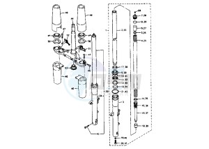 XVZ ROYAL STAR 1300 drawing FRONT FORK