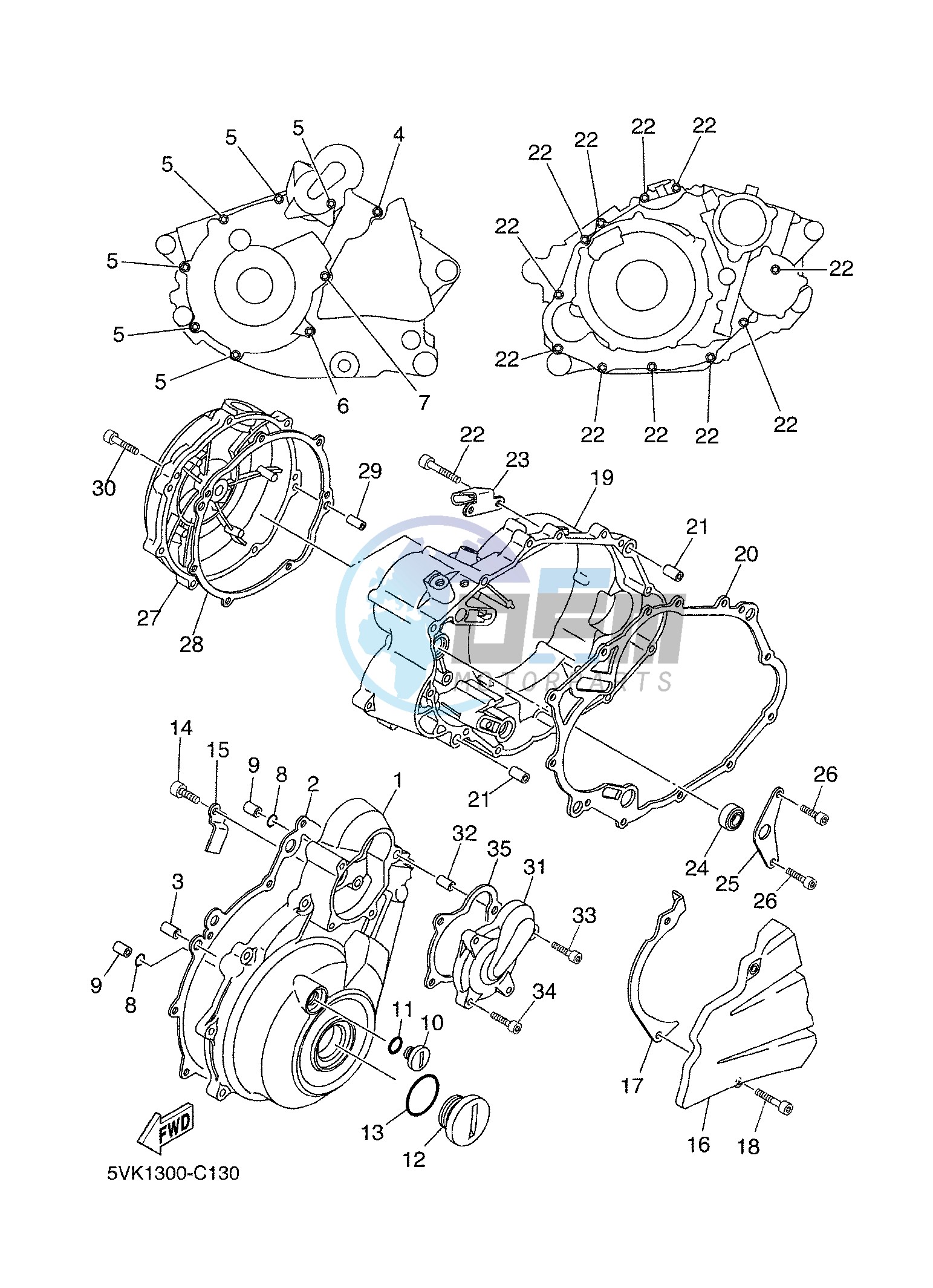 CRANKCASE COVER 1