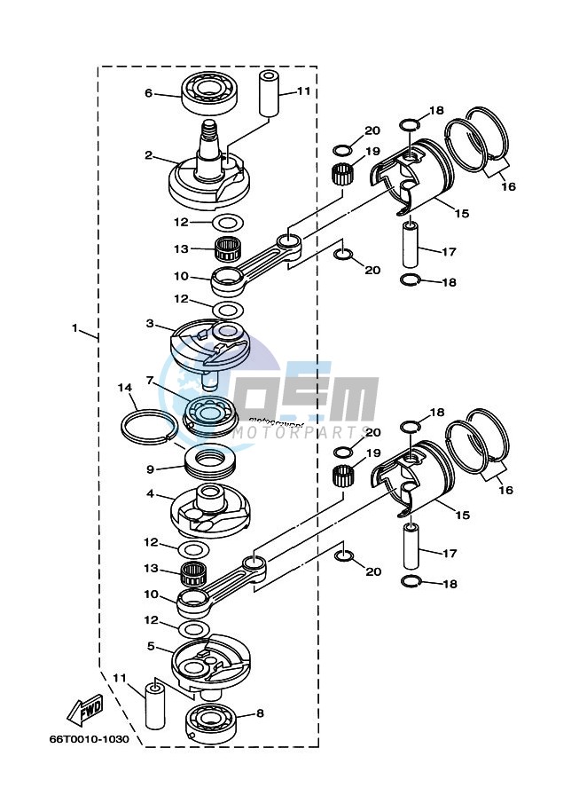 CRANKSHAFT--PISTON