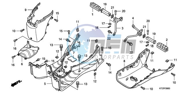 FLOOR STEP/PILLION STEP