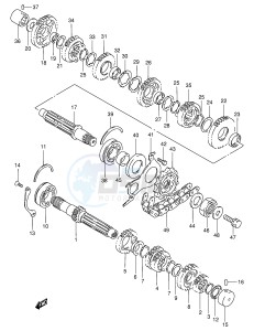 GSX750F (E4) drawing TRANSMISSION