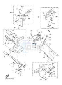 XVS1300CU XVS1300 CUSTOM XVS1300 CUSTOM (2SSA) drawing STAND & FOOTREST