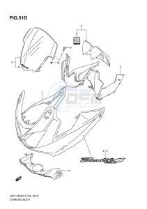 GSF-1250S BANDIT EU drawing COWLING