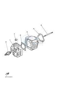 PW50 (2SA7 2SA8 2SA9) drawing CYLINDER