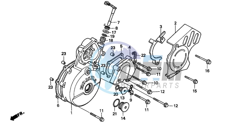 LEFT CRANKCASE COVER