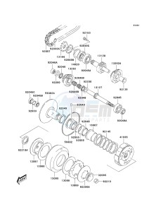 KSF 80 A [KFX80] (A6F) A6F drawing TRANSMISSION