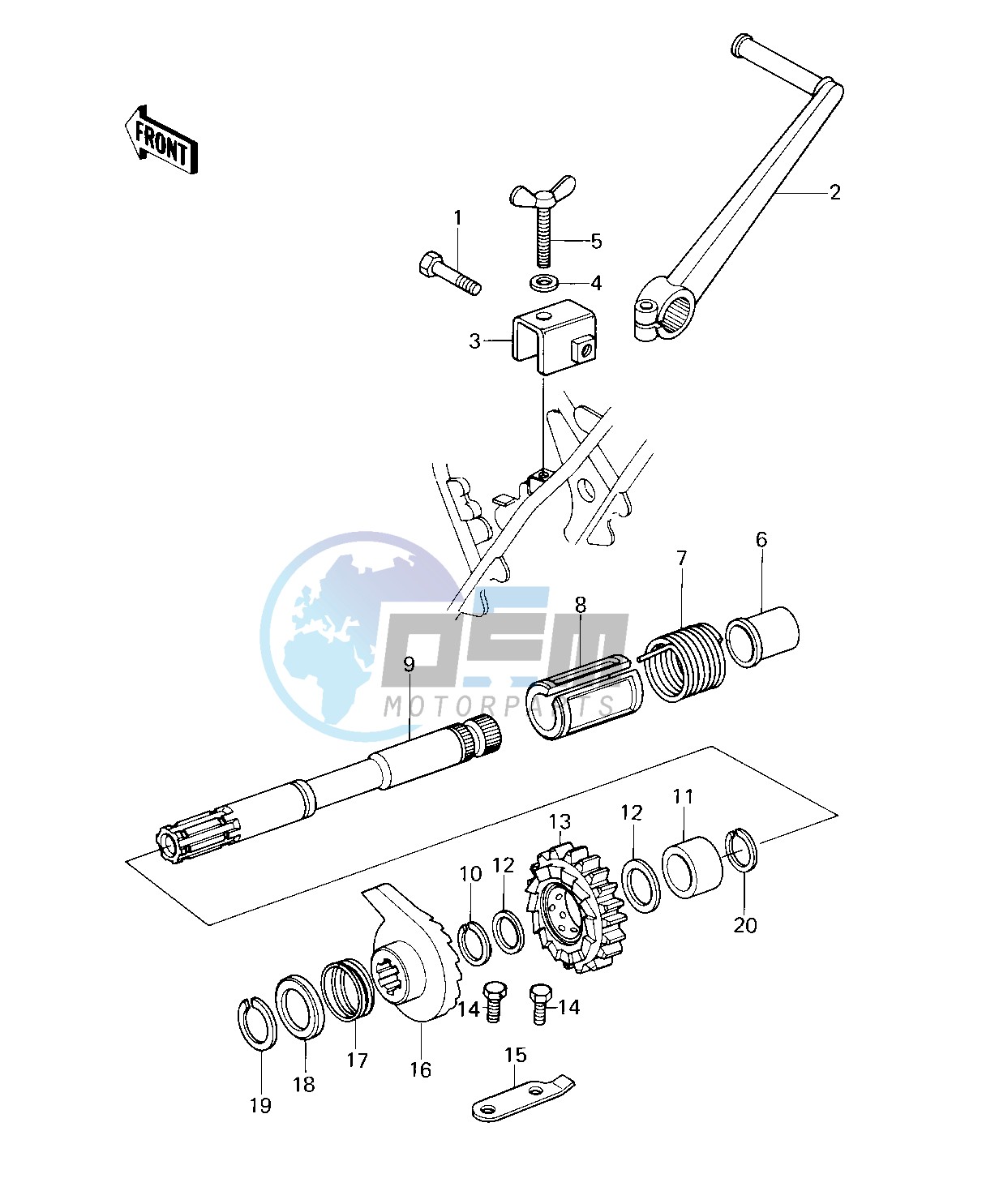 KICKSTARTER MECHANISM