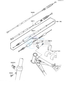 KDX 80 C [KDX80] (C1-C5) [KDX80] drawing CABLES