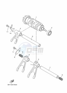 MT-10 MTN1000 (B67J) drawing SHIFT CAM & FORK