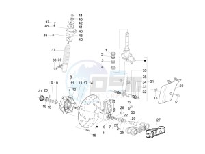 LX 125 4T 2V ie E3 Taiwan drawing Fork - steering tube - Steering bearing unit