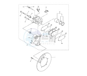 FZ8-NA 800 drawing REAR BRAKE CALIPER