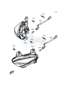 J125 ABS SC125BGF XX (EU ME A(FRICA) drawing Turn Signals