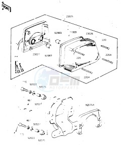 KZ 1300 A (A4) drawing TAILLIGHT