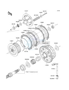 ZR 1000 B [Z1000] (7F-8F) 0B8F drawing CLUTCH