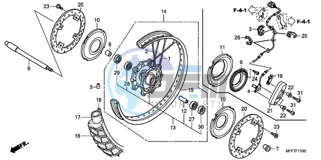 FRONT WHEEL