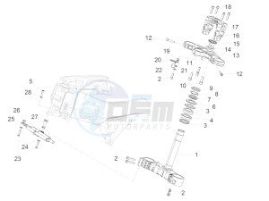 Tuono V4 1100 RR (EMEA, APAC) (AU, EU, HK, IS, JP, NZ, RC, S, T, VN) drawing Steering