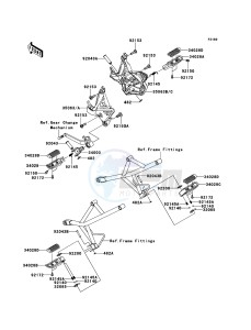 VERSYS KLE650CBF GB XX (EU ME A(FRICA) drawing Footrests