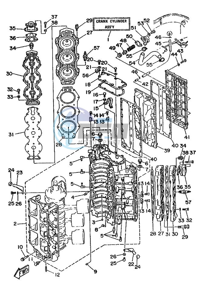 CYLINDER--CRANKCASE