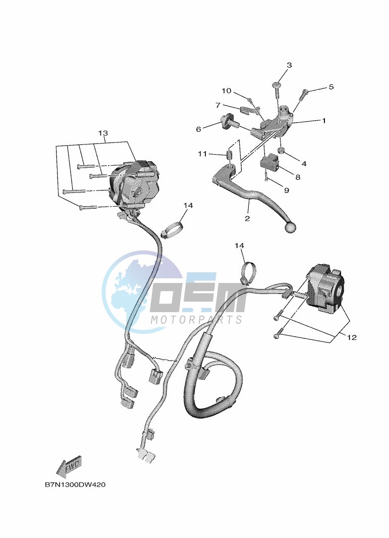 HANDLE SWITCH & LEVER