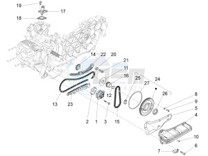 Fly 150 4T 3V ie (APAC) drawing Oil pump